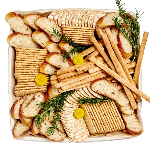 Bread and Crackers On The Go Board